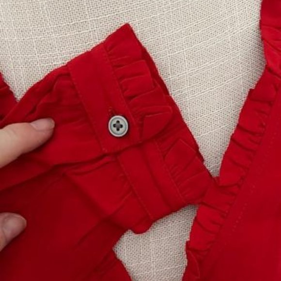 Loft Ruffle Wrap Blouse - Picture 6 of 12